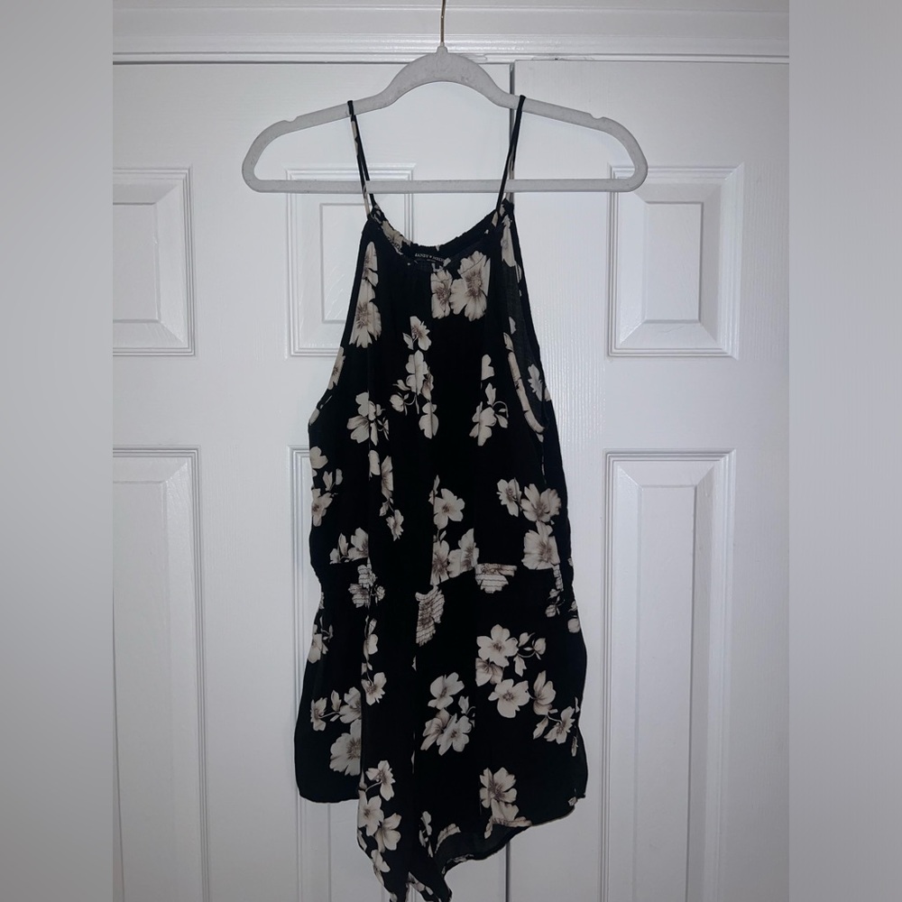 Brandy Melville Floral Romper